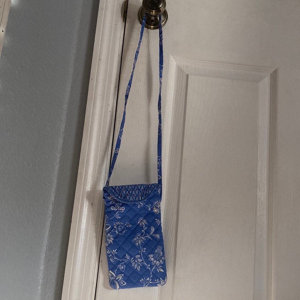 blue mini bag never used